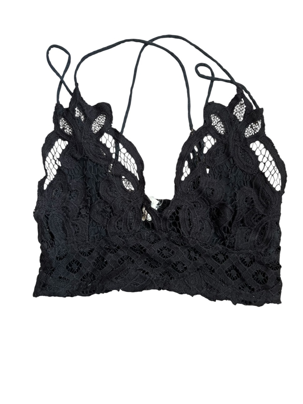 Free People FP One Adella Black Lace Bralette | XSmall